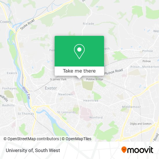 University of map
