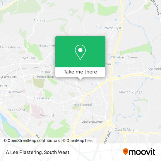 A Lee Plastering map