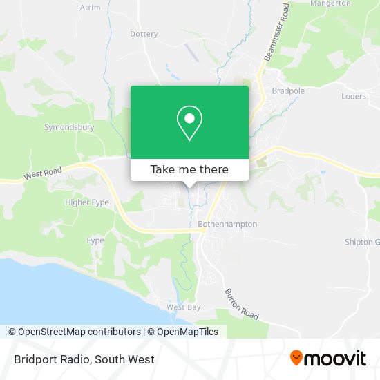 Bridport Radio map