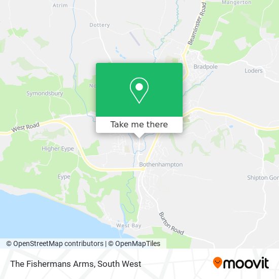 The Fishermans Arms map