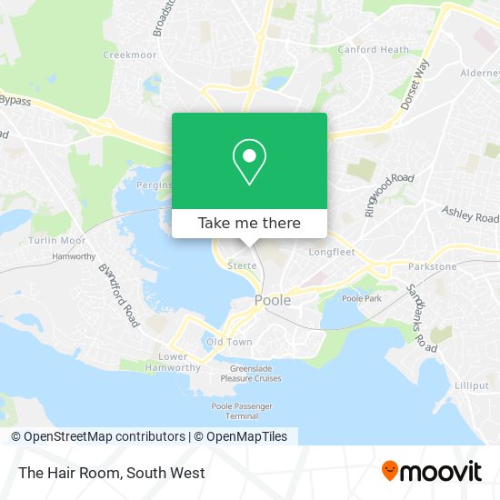 The Hair Room map