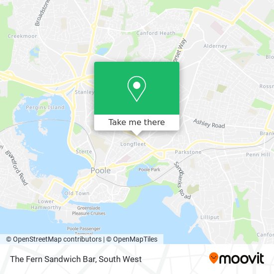 The Fern Sandwich Bar map
