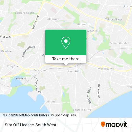Star Off Licence map