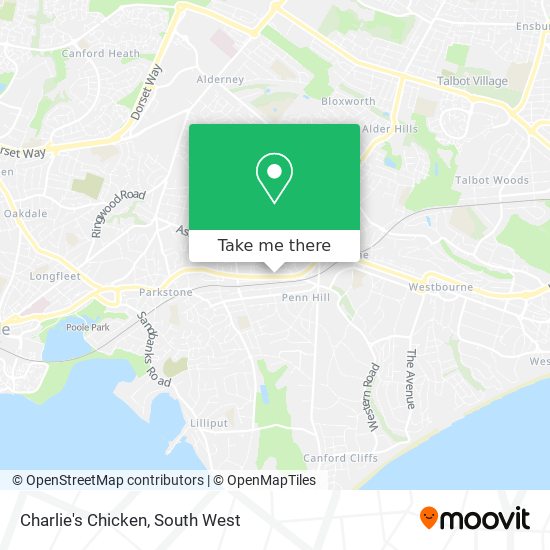 Charlie's Chicken map