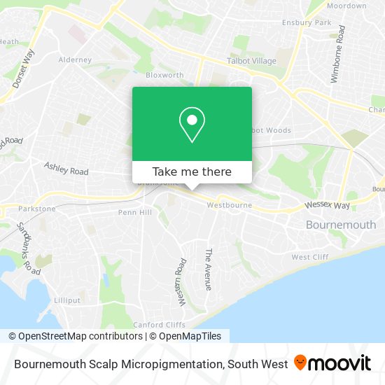 Bournemouth Scalp Micropigmentation map