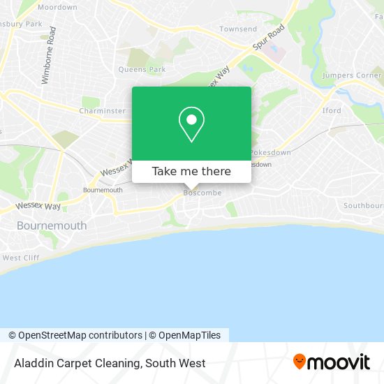 Aladdin Carpet Cleaning map