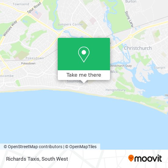 Richards Taxis map
