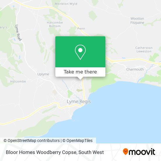 Bloor Homes Woodberry Copse map