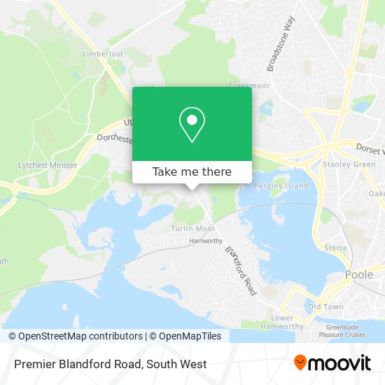 Premier Blandford Road map