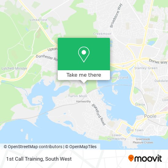 1st Call Training map