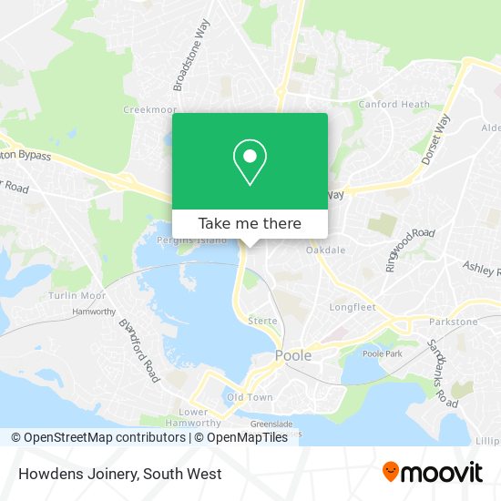 Howdens Joinery map