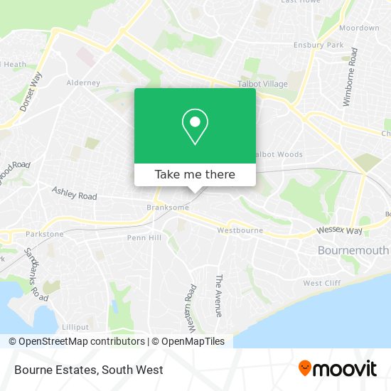 Bourne Estates map