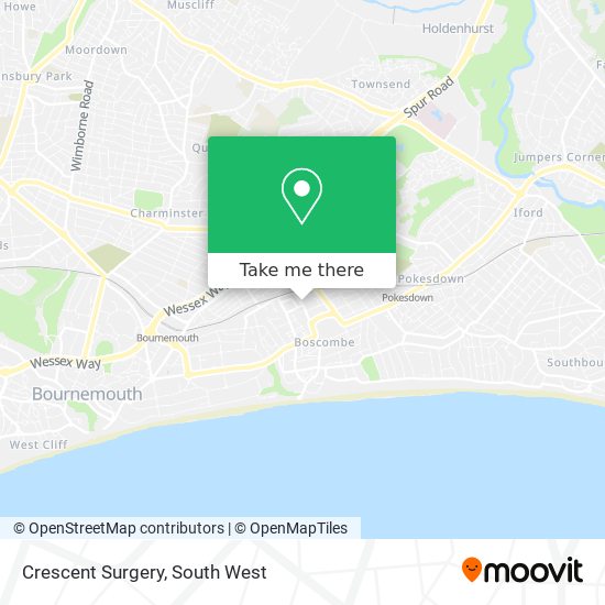 Crescent Surgery map