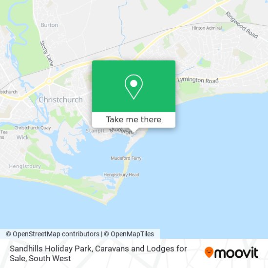 Sandhills Holiday Park, Caravans and Lodges for Sale map