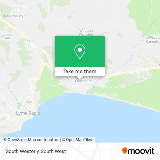 South Westerly map