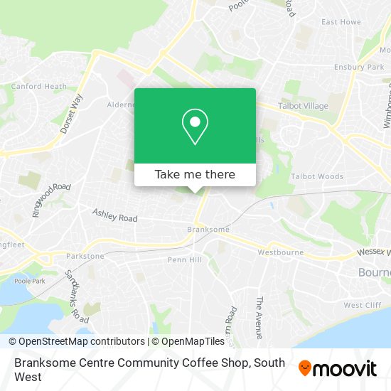 Branksome Centre Community Coffee Shop map