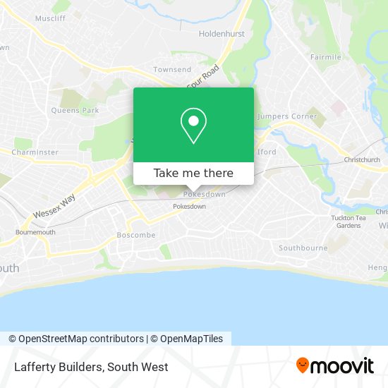 Lafferty Builders map