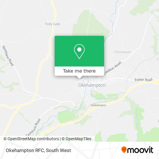 Okehampton RFC map