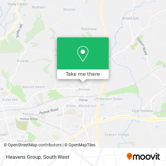 Heavens Group map