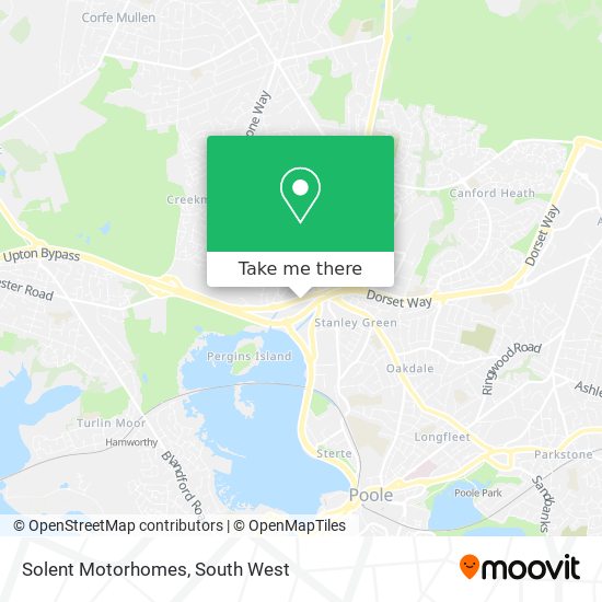 Solent Motorhomes map
