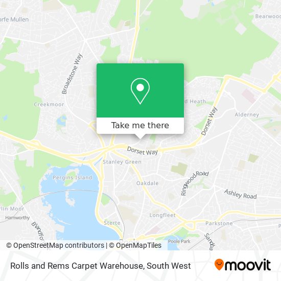 Rolls and Rems Carpet Warehouse map