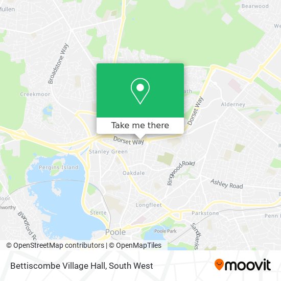 Bettiscombe Village Hall map