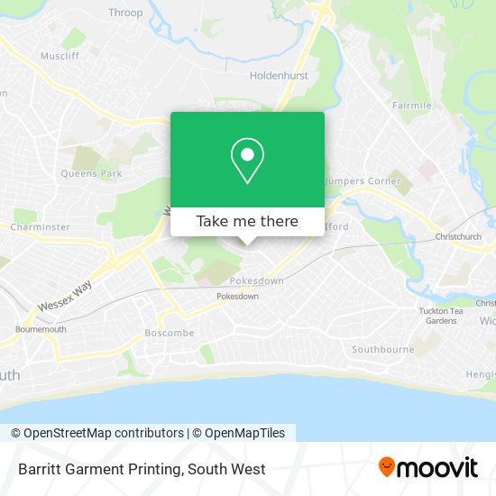 Barritt Garment Printing map