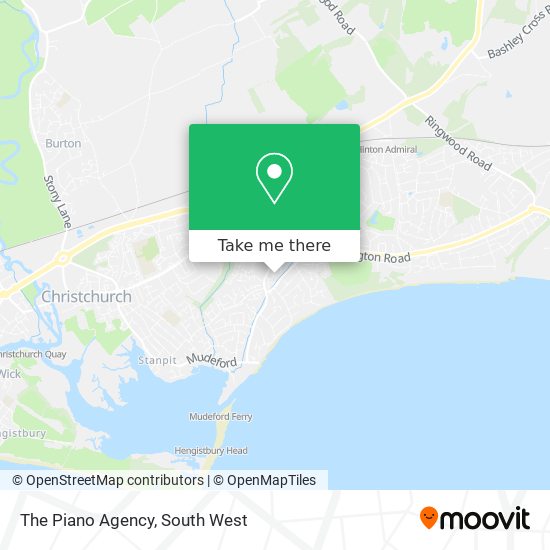 The Piano Agency map