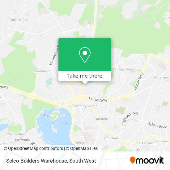 Selco Builders Warehouse map