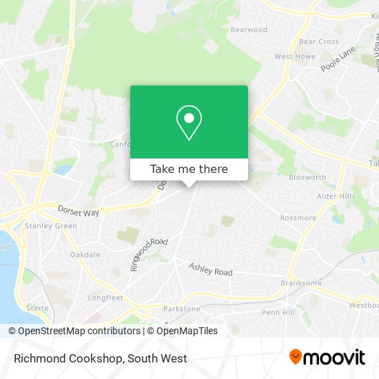 Richmond Cookshop map