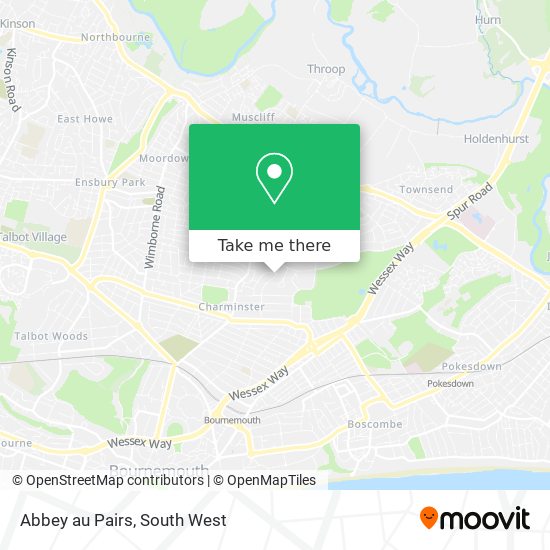 Abbey au Pairs map