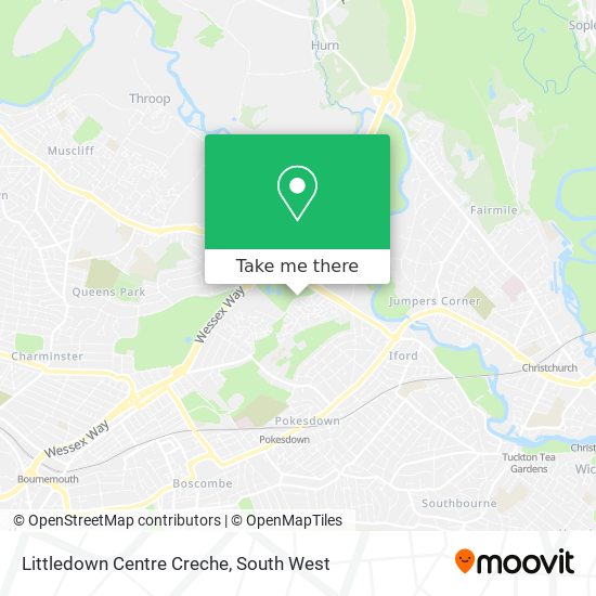 Littledown Centre Creche map