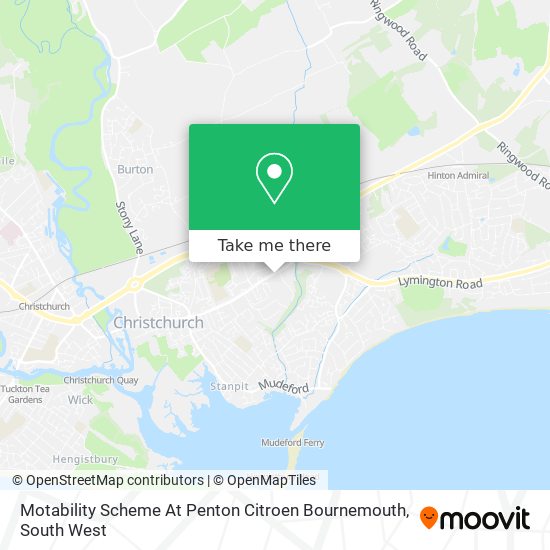 Motability Scheme At Penton Citroen Bournemouth map
