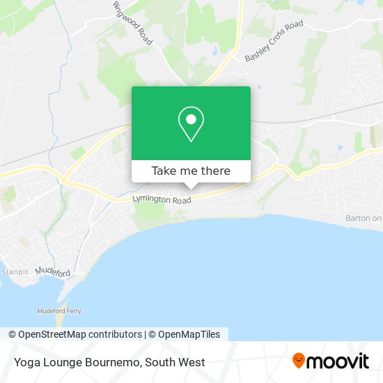Yoga Lounge Bournemo map
