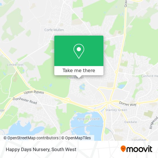 Happy Days Nursery map