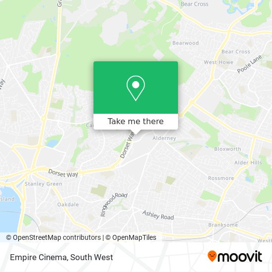 Empire Cinema map