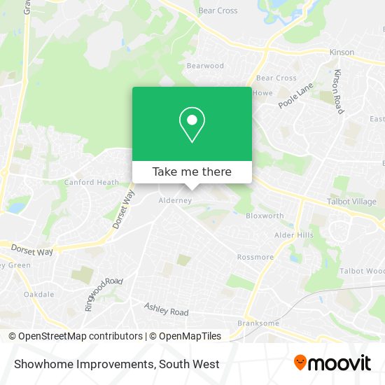 Showhome Improvements map