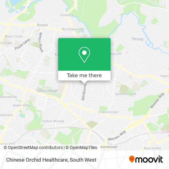 Chinese Orchid Healthcare map