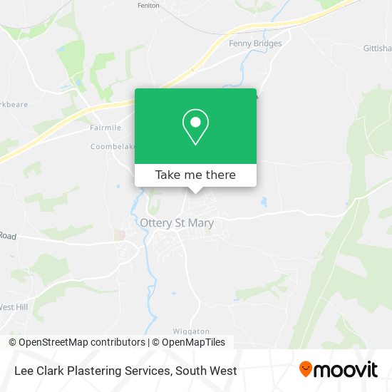 Lee Clark Plastering Services map
