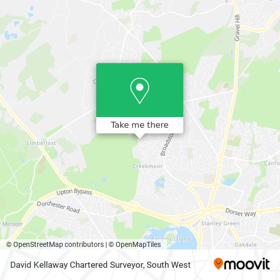David Kellaway Chartered Surveyor map