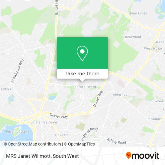 MRS Janet Willmott map