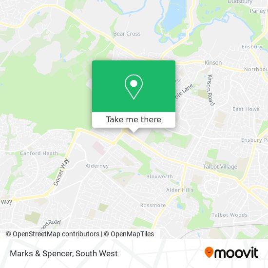 Marks & Spencer map