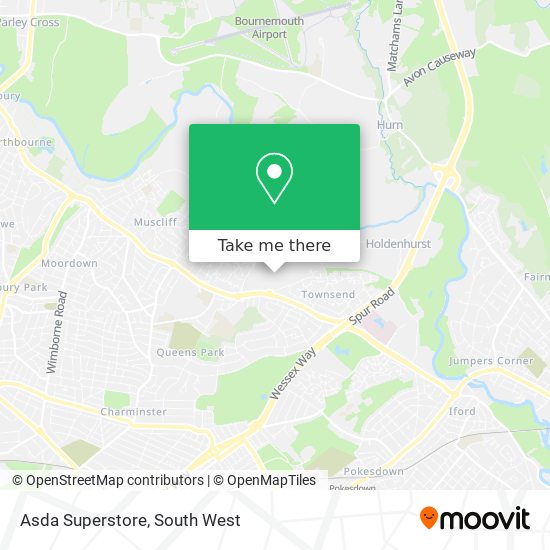 Asda Superstore map