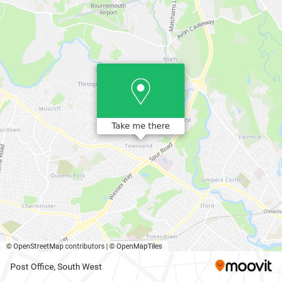 Post Office map
