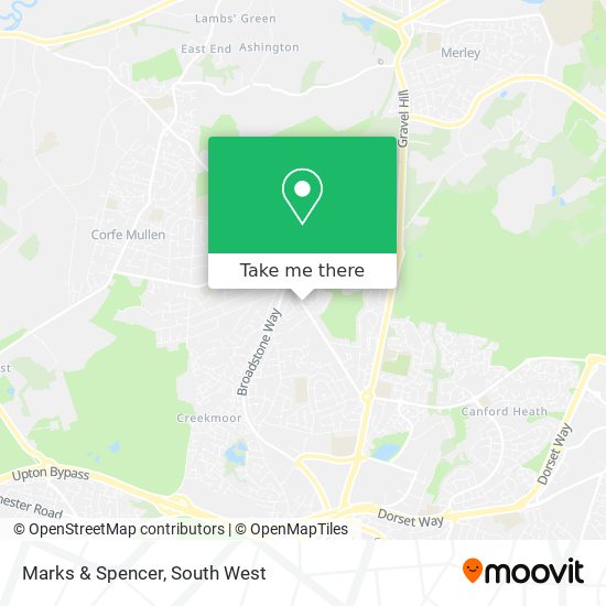 Marks & Spencer map