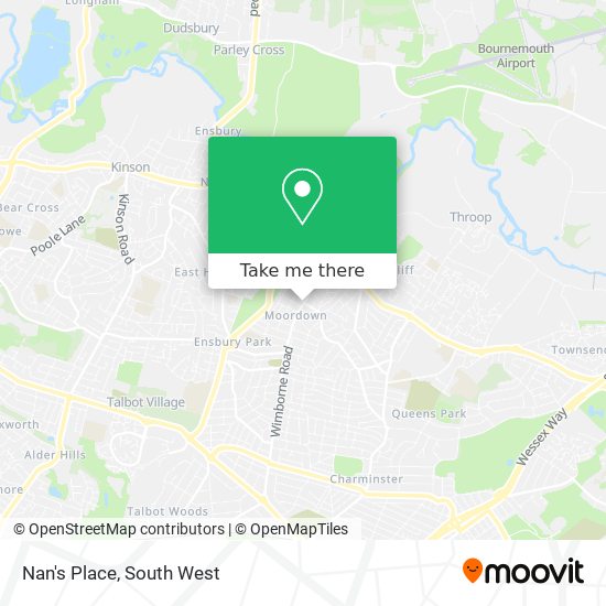 Nan's Place map