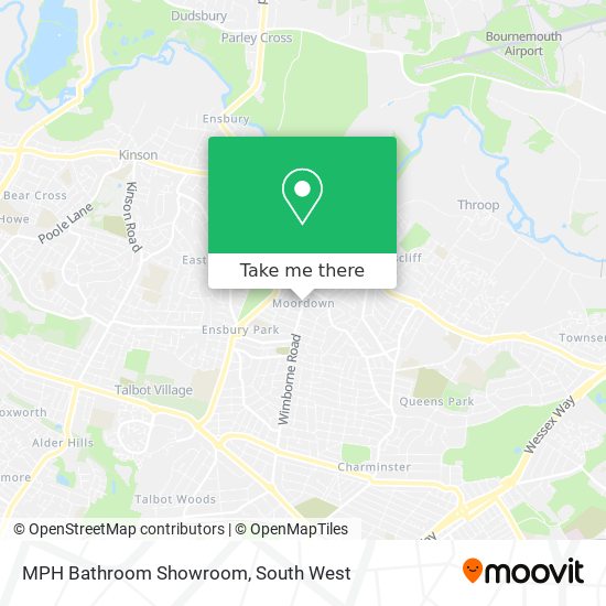 MPH Bathroom Showroom map