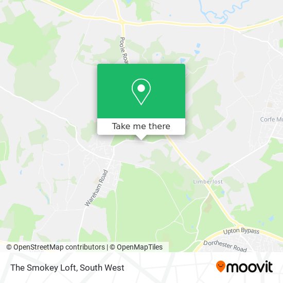 The Smokey Loft map