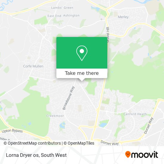 Lorna Dryer os map