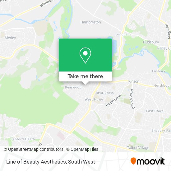 Line of Beauty Aesthetics map